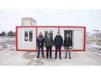 Yıldırım Belediyesi deprem bölgesinde konteyner şehir kuruyor