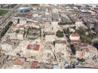Hatay’daki yıkım havadan görüntülendi