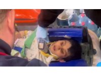 Gaziantep’te 156. saatte enkazdan çıkarılan 9 yaşındaki Semih İnce: "Bana damacana su getirin, çok susadım"