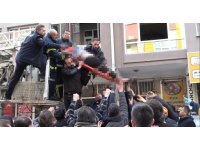 Depremden kurtuldu, yangında öldü