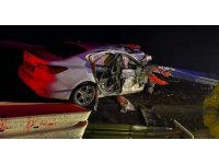 Otoyolda kaza: 1 ölü, 1 yaralı