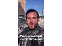 Tepkilerin hedefi olan Uğur Arslan: “Yanlış anlaşılmış, düzeltiyorum”