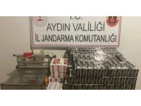 Germencik’te 50 bin adet makaron ele geçirildi