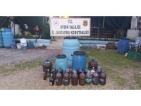 Didim’de 490 litre kaçak alkol ele geçirildi
