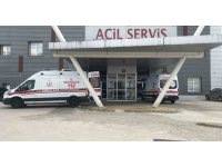 Elektrik çarpan işçi hastaneye kaldırıldı