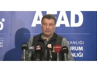 AFAD Deprem ve Risk Azaltma Genel Müdürü Tatar: "Şu ana kadar toplamda 3 bin 858 artçı sarsıntı var"