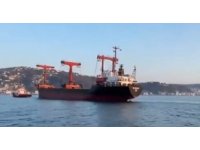 İstanbul Boğazı’nda kargo gemisi makine arızası yaptı