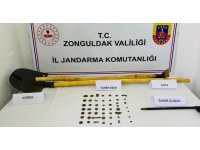 Kaçak kazı yaparken suçüstü yakalandılar