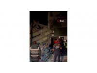 Arama kurtarma çalışmaları sırasında aniden çıkan güvercin, paniğe neden oldu