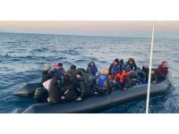 Ayvacık açıklarında 41 kaçak göçmen yakalandı