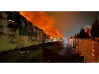 Konya’da plastik fabrikasında yangın