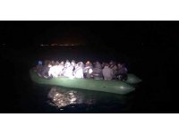 İzmir açıklarında 38 düzensiz göçmen yakalandı