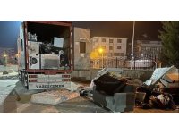 Ev eşyası taşıyan kamyondan 190 kilogram esrar çıktı