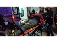 Motosikletli iki çocuk kazada ölümden döndü