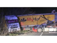 Lüleburgaz’da zincirleme kaza: 2 yaralı