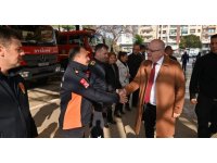 Başkan Ergün, afet bölgesinden dönen itfaiye ekipleriyle bir araya geldi