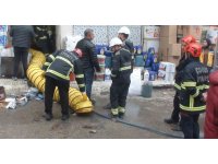 İş yerindeki yangın, maddi hasara neden oldu