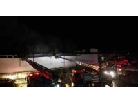 Burdur’da tarım makinesi üreten fabrikada yangın