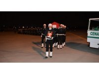 Hatay’da şehit düşen polis memurunun cenazesi memleketine uğurlandı