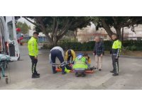 Trafiğe kapalı parkta temizlik işçisine çarpıp kaçtı