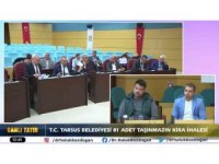 Tarsus Belediyesinin 81 iş yeri ihalesi canlı yayınlandı
