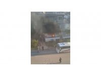 Serik’te yanan ev küle döndü