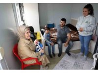 Emine Erdoğan, Hatay’da depremzedelerle bir araya geldi