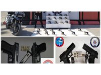 Adana polisinden şok uygulama: 231 şahıs yakalandı 92 silah ele geçirildi