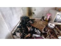 Ocakta unutulan tencere evi yakıyordu