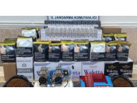 Kaçak sigara imalathanesine jandarma baskını