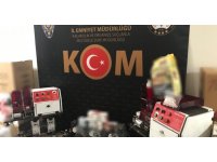 48 bin 200 adet gümrük kaçağı boş makaron ele geçirildi