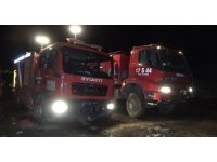 Pamuk deposunda korkutan yangın: Ekipler seferber oldu