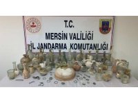 Mersin’de Roma dönemine ait 120 tarihi eser ele geçirildi