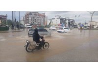 Osmaniye’de şiddetli yağmur ve dolu etkili oldu