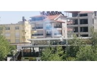 Manavgat Balıkçılar Çarşısı’nda baca yangını ucuz atlatıldı