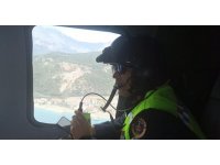 Antalya’da trafiğe bayram öncesi havadan denetim