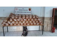 Adana’da 925  kilogram kaçak tütün ele geçirildi
