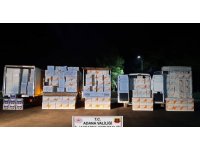 Adana’da 12 milyon 250 bin makaron ele geçirildi