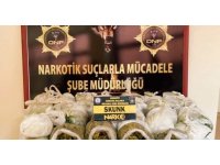 Poyraz buldu: Minibüste 18 kilo 500 gram uyuşturucu çıktı