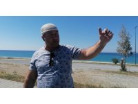 Park halindeki otomobilin sürücüsü dehşeti yaşadı