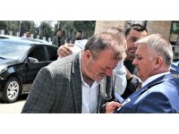 Kazada hayatını kaybeden polis memuruna hamile eşi ve babasından en acı görev