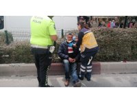 Yayalara yol veren ATV’ye hafif ticari araç çarptı: 3 yaralı