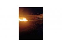 Kahramanmaraş’ta çadır yangını