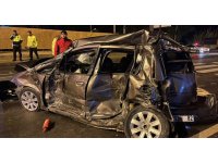 Mersin’de otobüs ile çarpışan otomobilin sürücüsü hayatını kaybetti