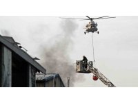 Lüks yat ve teknelerin bulunduğu tersane yangını 3 saatte söndürüldü