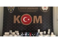 Antalya’da polisten kaçak elektronik eşya ve tütün operasyonu