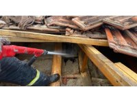 Burdur’da çıkan ev yangınında maddi hasar oluştu