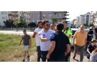 Test etmek istediği aracı hurdaya çevirdi, kavgayı polisler ayırdı