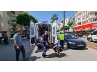 Yayalara çarpmamak için fren yapan sürücünün çabası yeterli olmadı