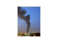 Geri dönüşüm fabrikasında yangın çıktı